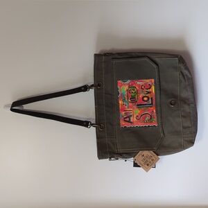 Vintage Addiction All You Need Is Love Crossbody/Messenger Bag